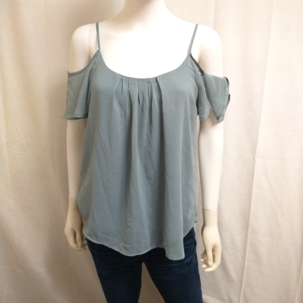 Lily White Blue Blouse